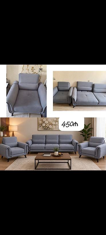 İşlənmiş, Divan, 2 kreslo