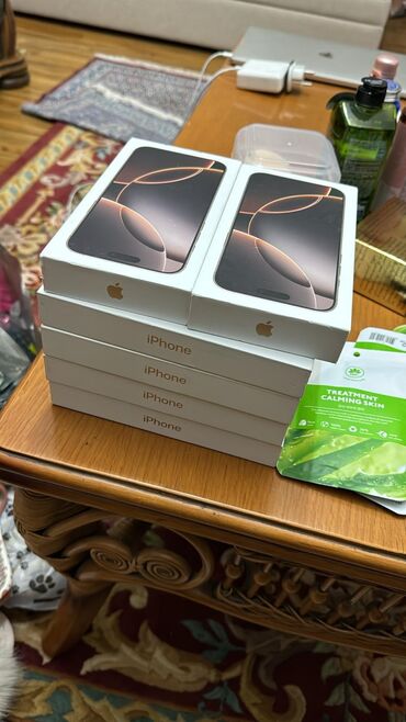 iphone xs max купить: IPhone 16 Pro Max, Жаңы, 256 ГБ, Кабель, Куту