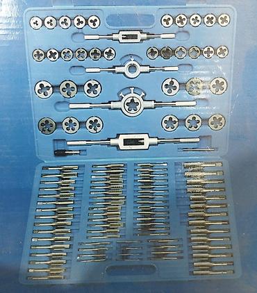 ulduz acar: 110 Parça Qaynaq Vint Kəsici Dəsti (Tap & Die Set) Metrik saplama — 1
