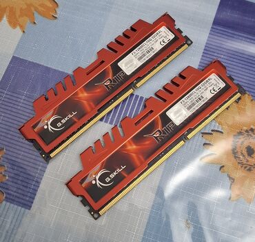 Operativ yaddaş (RAM): Operativ yaddaş (RAM) G.SKILL, 8 GB, 1600 Mhz, DDR3, PC üçün, İşlənmiş