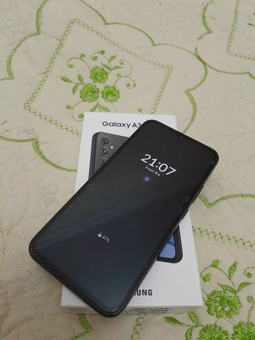 samsunq a03s: Samsung Galaxy A34 5G, 128 ГБ, цвет - Черный, Отпечаток пальца, Face ID, С документами