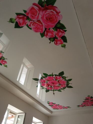 Натяжной потолок: Натяжной потолок Глянцевое, Матовое, 3D потолки Бесплатный замер, Гарантия, Монтаж — 13