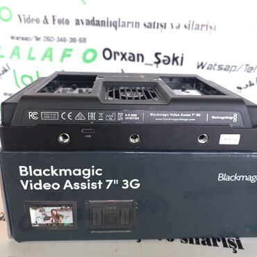 Digər foto və video aksesuarları: Blackmagic PRO 7*3G HD recorder. Məhsul xaricdən gəlmə maldır. Çox -da lalafo.az — 6 Digər foto və video aksesuarları: Blackmagic PRO 7*3G HD recorder. Məhsul xaricdən gəlmə maldır. Çox — 6