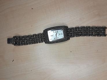 saat satişi: Zərif dizaynlı qadın qolGumuş 925 - Korpus: düzbucaqlı forma, metal — 1