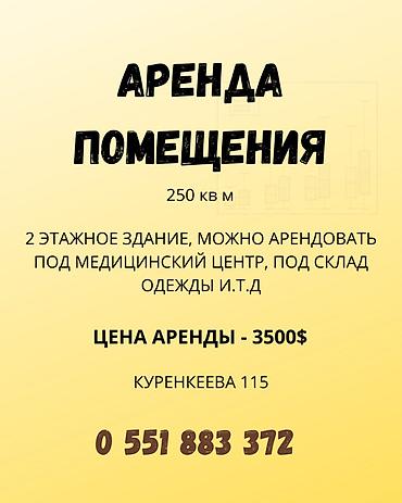 магазин оренда: Аренда помещения — 250 кв. м Двухэтажное здание, подходит для: - — 1
