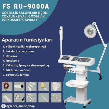 FS RU-9000A, 9-u 1-də çoxfunksiyalı gözəllik və kosmetik aparatdır və