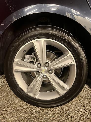gen: Chevrolet orijinal yüngül lehimli disklər və təkər dəsti - Ölçü: 17 — 6