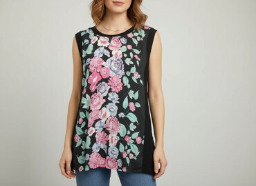 sukienki na wesele z dodatkiem koronki: Women`s tunic, size S (EU 36)