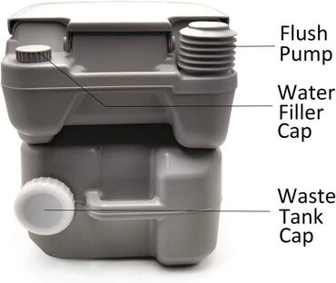 WC šolje i lavaboi: Prenosivi hemijski toalet – kompaktnog dizajna, idealan za kampovanje — 5