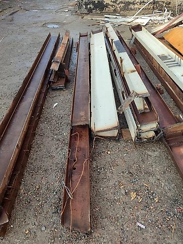 Двутавровая балка: Стальные балки/швеллера, разнокатаные, после демонтажа конструкций. - — 3