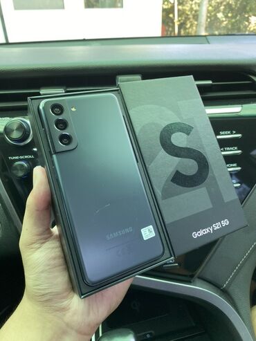 корпоративные симки: Samsung Galaxy S21, түсү - Боз