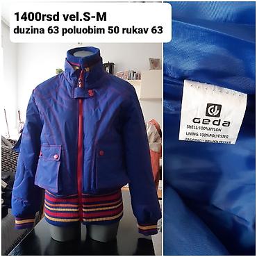 prtena vreca: Ceda ženska jakna, veličina S-M - Materijal: spolja 100% najlon; — 1