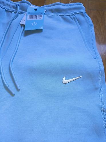 svetleće pidžame: Nike NOCTA muške šorts pantalone – svetloplava boja - Model: Nike x — 4