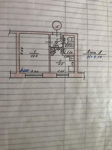 1 комната, 22 м², 1 этаж, Свежий ремонт