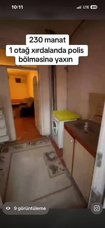 1 комнатная квартира в баку: Kirayə: Xırdalanda, polis bölməsinə yaxın 1 otaqlı mənzil.şəkillər — 1