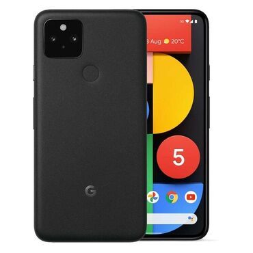 Google: Google Pixel 5A 5G, Б/у, 128 ГБ, цвет - Черный, 1 SIM