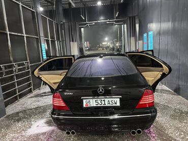 кожаные чехлы для авто: Mercedes-Benz S-Class: 2002 г., 4.3 л, Автомат, Газ, Седан