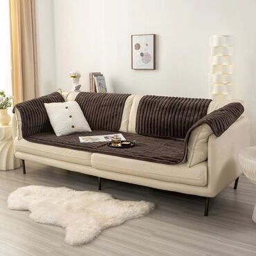 Örtüklər: Divan üçün Yeni rəng - Boz Yataq örtüyü, Ödənişli çatdırılma, Rayonlara çatdırılma — 3