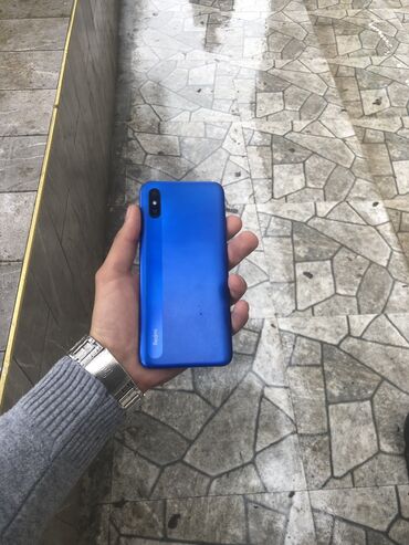 телефон fly ezzy 3: Xiaomi Redmi 9A, 32 ГБ, цвет - Синий, 
 Кнопочный, Face ID