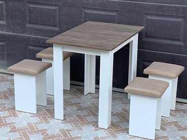 Masa və oturacaq dəstləri: Yeni, 4 stul — 6