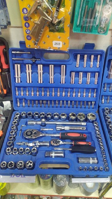 продажа бу инструмента: Açar naboru yeni keyfiyyətli qalovka topdan qiymət