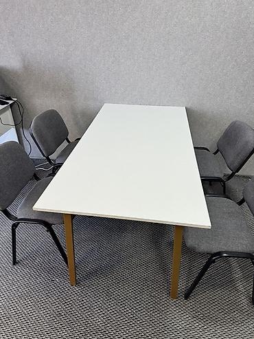 купить столы для офиса: Прямоугольный стол для переговорной/офиса Размеры 75 - Столешница — 2