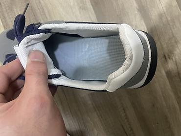 eqa shoes: Kişi idman ayaqqabısı - Rəng: tünd göy/navy və boz kombin - Üst — 3