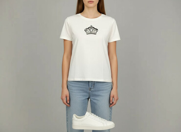 jacqueline de yong t shirt: Fancy, Футболка жіноча, розмір M