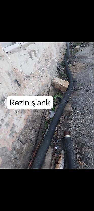 Rezin şlank - Material: qalın, möhkəm rezin - Tip: sənaye tipli