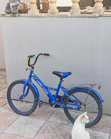 velo teker: Uşaq velosipedi – Velo Star, 20” təkər ölçüsü - Rəng: mavi, qara-sarı — 4