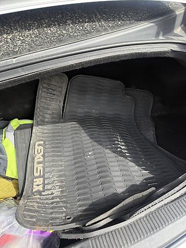 Родные Резиновые Полики Для салона Lexus, цвет - Черный, Б/у