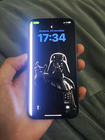 IPhone 12, 128 ГБ, синий АКБ 83 Всё родное только экран переклеивался