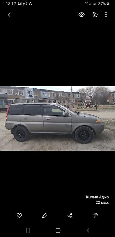 Honda: Honda HR-V: 2000 г., 1.6 л, Вариатор, Бензин, Хэтчбэк at lalafo.kg — 3 Honda: Honda HR-V: 2000 г., 1.6 л, Вариатор, Бензин, Хэтчбэк — 3