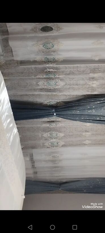 Pərdə və tüllər: İşlənmiş, Vilyur Pərdə, rəng - Ağ, Ödənişli çatdırılma — 11