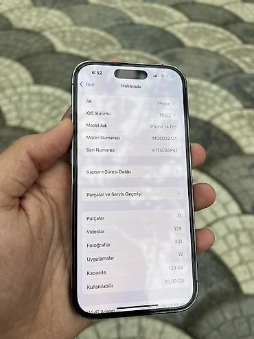 ıphone 18: IPhone 14 Pro, 128 GB, Deep Purple, Face ID, Simsiz şarj — 7