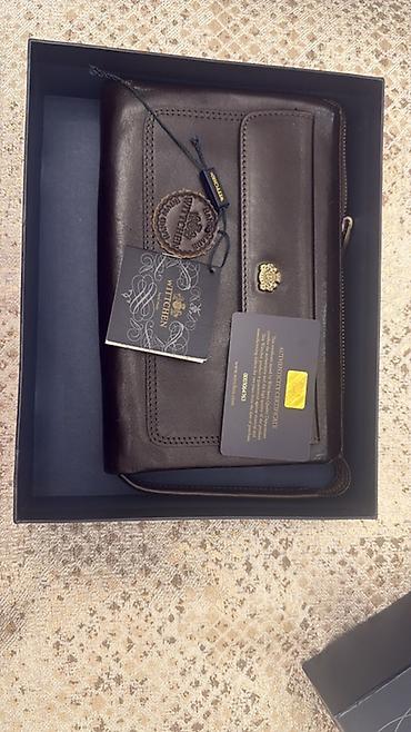 Çantalar: WITTCHEN kişi portfeli (clutch) - Material: təbii dəri - Rəng: tünd — 3