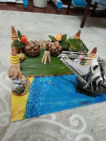 diorama: Məhsul: Əl işı Novruz xonçası Təsvir: - Tamamilə əl işidir — 1