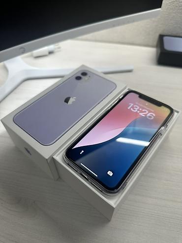 iphone ehtiyat: IPhone 11, 128 GB, Deep Purple, Face ID — 8