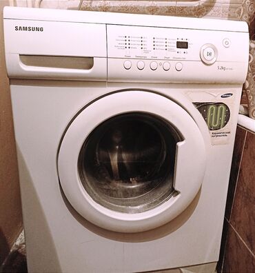 корейская стиральная машина: Стиральная машина Samsung, Б/у, Автомат