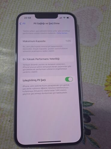 subwoofer satilir: IPhone 13, 128 GB, Ağ, Face ID