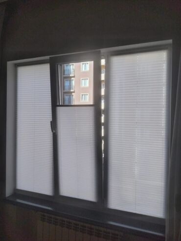 Jalüzlər: Plisse jalüz pərdələr – pəncərə və balkon qapıları üçün funksional — 9