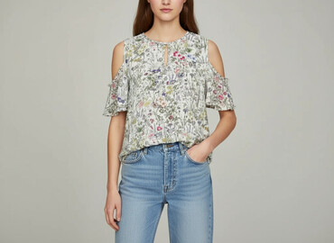 bluzki z krótkim rękawem oversize: H&M, Жіноча блуза, розмір S