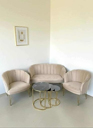 konjic grbonjic: Elegantna garnitura za dnevni boravak – art-deco stil - Sastav — 2