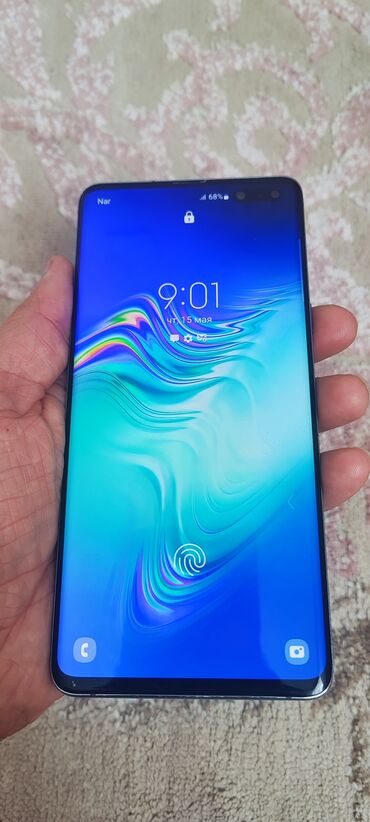samsung galaxy s10 qiymeti azerbaycanda: Samsung Galaxy S10 5G, 256 GB, rəng - Boz, Face ID, Sensor, Barmaq izi
