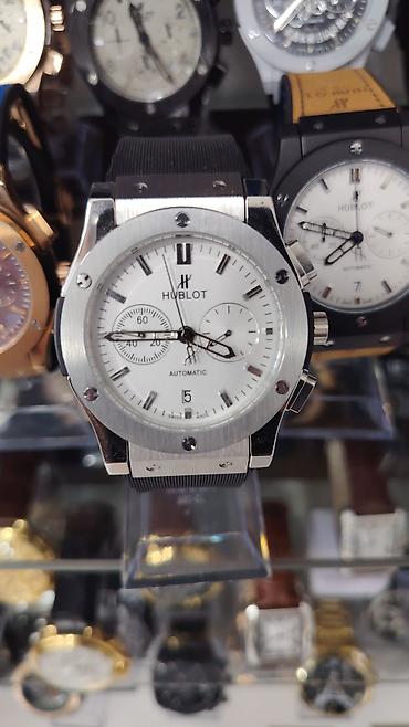 Aksesuarlar: Hublot tərzində avtomatik kişi qol saatları - Korpus: Qara və ya — 6