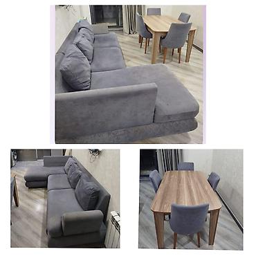 embawood mətbəx stolu: Divan və stol dəsti birlikdə satılır 400 azn.Ayrılıqda da satılır — 1