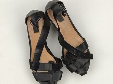 stradivarius botki czarne: Stradivarius, Sandals for women, 36, condition - Good