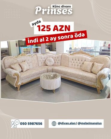 Divanlar: Künc divan, Yeni, Açılan, Bazalı, Parça, Çatdırılma yoxdur — 5