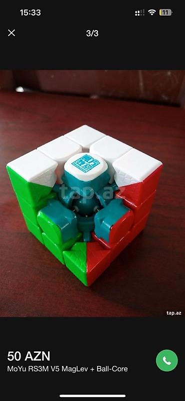 maqnit oyuncaqlar: MoYu RS3M V5 MagLev + Ball-Core sürət kubu - Model: RS3M V5 (MF8821) — 3