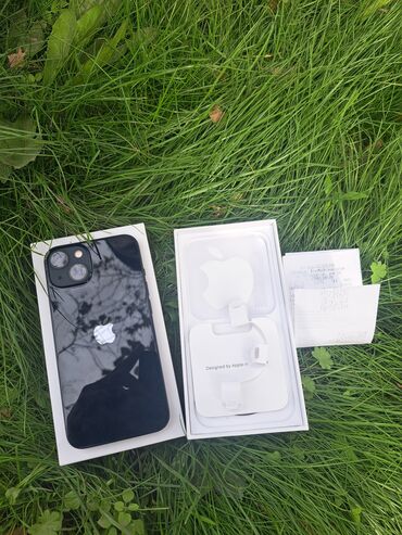 apple notebook цена: IPhone 13, Б/у, 128 ГБ, Midnight, Защитное стекло, Чехол, Коробка, 85 %